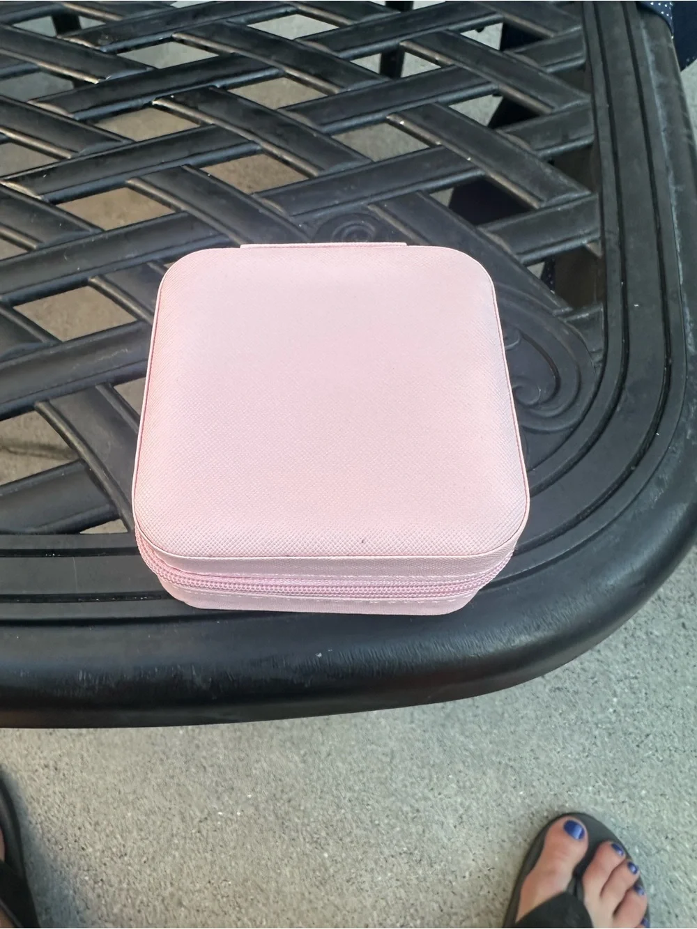 Pink Jewelry Travel Case - Compact Storage for Accessories